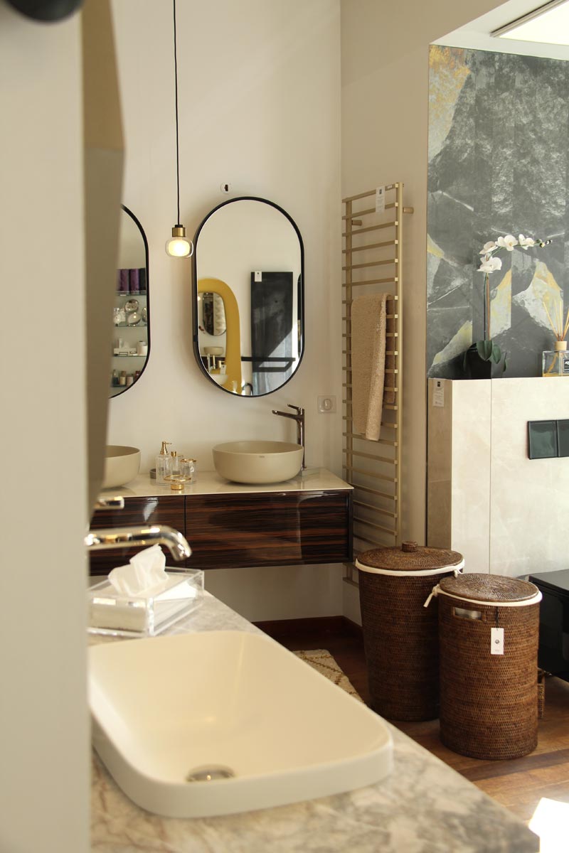 Showroom d'aqua détente créateur de salle de bain sur-mesure sur Rennes